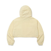 BSRabbit DAILY HOODED CROP JACKET CREAM